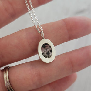 Dot Quarts Necklace, Sterling Silver - Ready to Ship