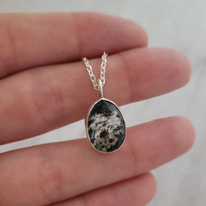 Dot Quarts Necklace, Sterling Silver - Ready to Ship