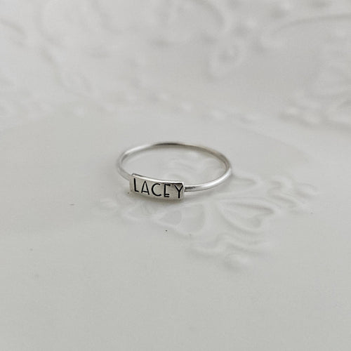 Stackable Nameplate Ring