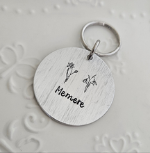Birthflower Keychain