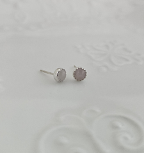 Sterling Silver Rose Quartz Earrings - Ready to ship