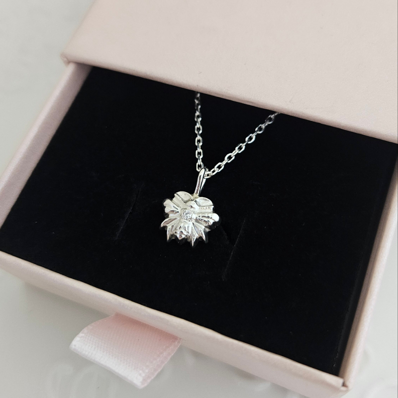 Sweet Bee Necklace - Sterling Silver - Ready to ship!