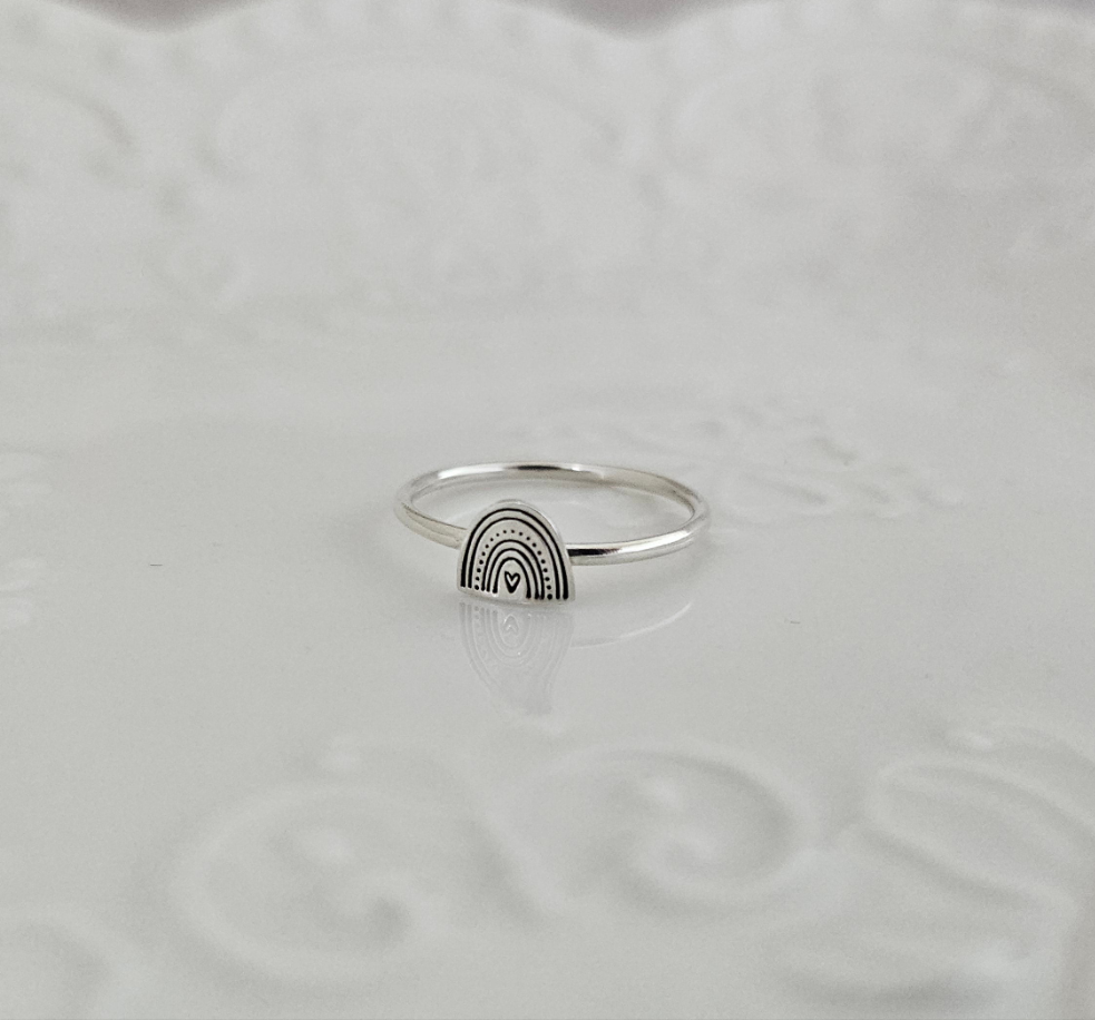 Boho Rainbow Stackable Ring