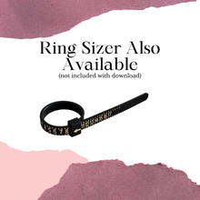 Printable Ring Sizing Guide Download