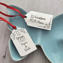 Aluminum Gift Tag