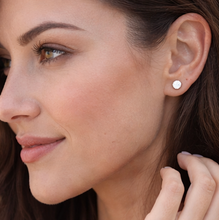 Silver Pebble Earrings