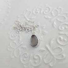 Tumbled Glass Pendant "Amethyst" - Ready to Ship