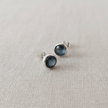 Boucles d'oreilles en véritable kyanite turquoise - Argent sterling