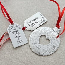 Personalized Aluminum Gift Tag