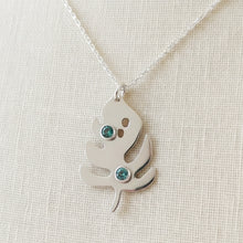 Collier feuille de Monstera