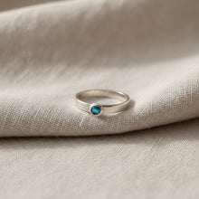 Stackable Bold-Band Birthstone Ring