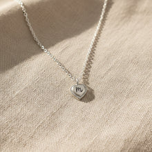 Vintage Inspired Initial Sweetheart Necklace
