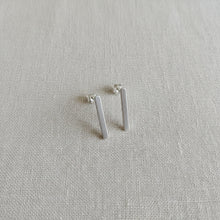 Sterling Silver Drop Bar Earrings