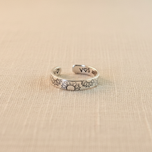 Sunflower Hidden Message Toe Ring/Midi Ring