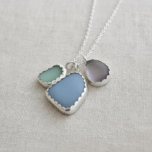 Vintage Tumbled Glass Necklace - Jadeite 001 - Ready to Ship!