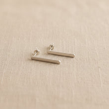 Sterling Silver Drop Bar Earrings