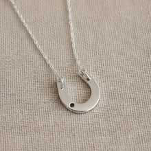 Sterling Silver Horseshoe Necklace - Ready to ship
