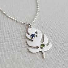 Collier feuille de Monstera