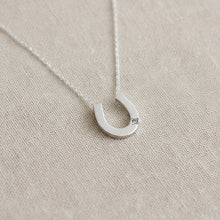 Sterling Silver Horseshoe Necklace - Ready to ship