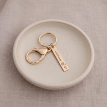 Personalized Brass Key Chain