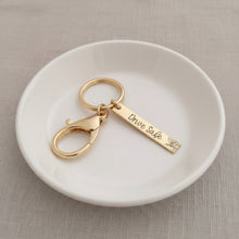 Personalized Brass Key Chain