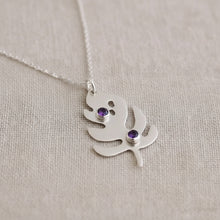 Collier feuille de Monstera