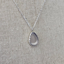 Tumbled Glass Pendant "Amethyst" - Ready to Ship