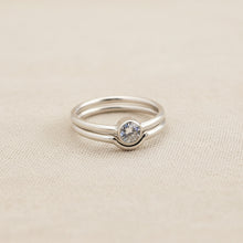 Contour Wedding Ring Set - Ready to ship, size 6