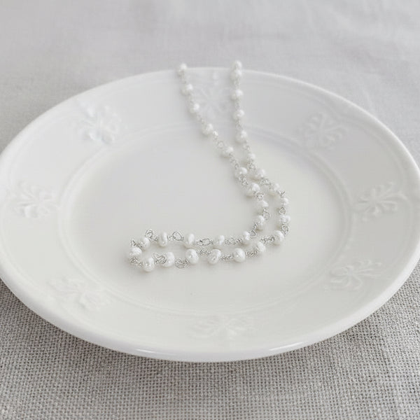 Cultured Freshwater Pearl Necklace - 16"