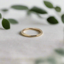 Hand-Forged 14k Yellow Gold Band