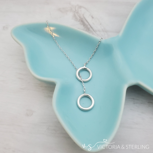 Twin Circles Necklace