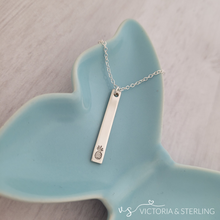 Sterling Silver Bar Necklace