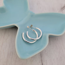 Load image into Gallery viewer, Sterling Silver Hoop Earrings 20mm