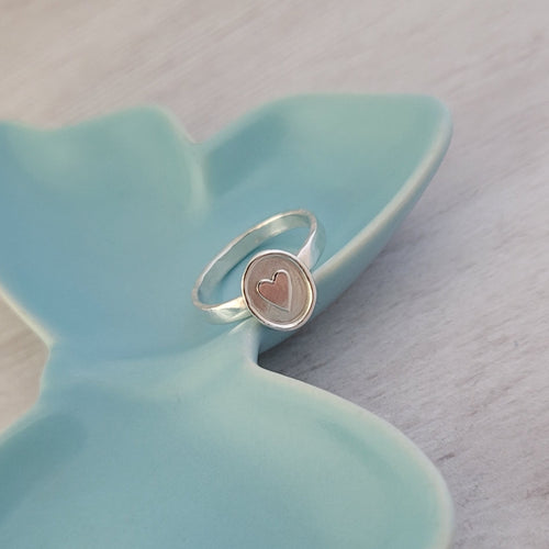 Sterling Silver 'Forever Love' Ring