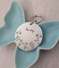 Birthflower Keychain